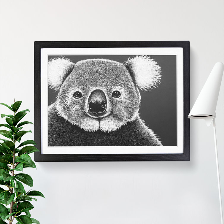 17 Stories Koala Bear Single Picture Frame Graphic Art Wayfair.co.uk